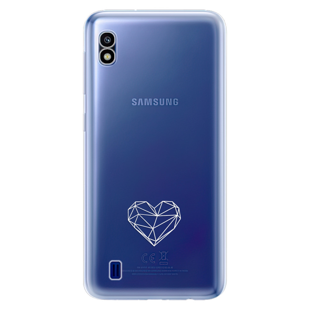 Odolné silikónové puzdro iSaprio - čiré - Digital Love - Samsung Galaxy A10