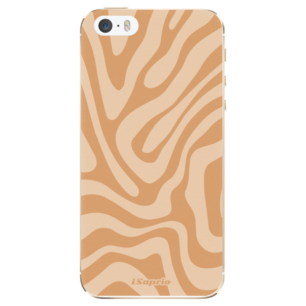 Odolné silikónové puzdro iSaprio - Zebra Orange - iPhone 5/5S/SE