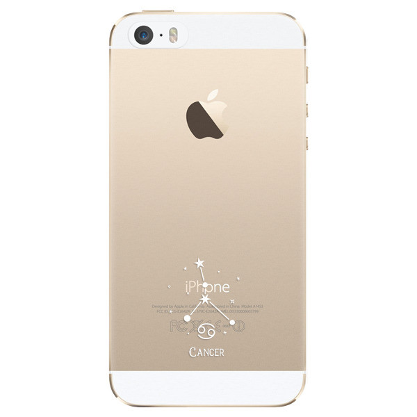 Odolné silikónové puzdro iSaprio - čiré - Rak - iPhone 5/5S/SE
