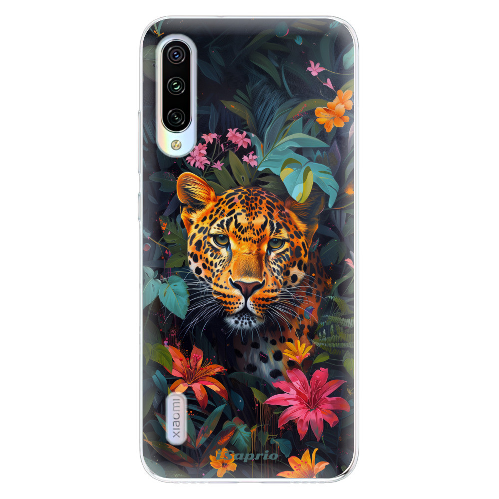 Odolné silikónové puzdro iSaprio - Flower Jaguar - Xiaomi Mi A3