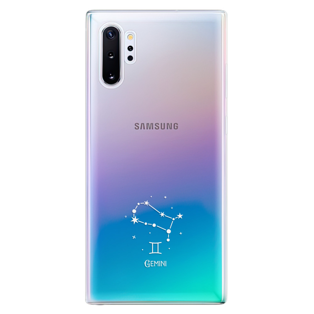 Odolné silikónové puzdro iSaprio - čiré - Blíženci - Samsung Galaxy Note 10+
