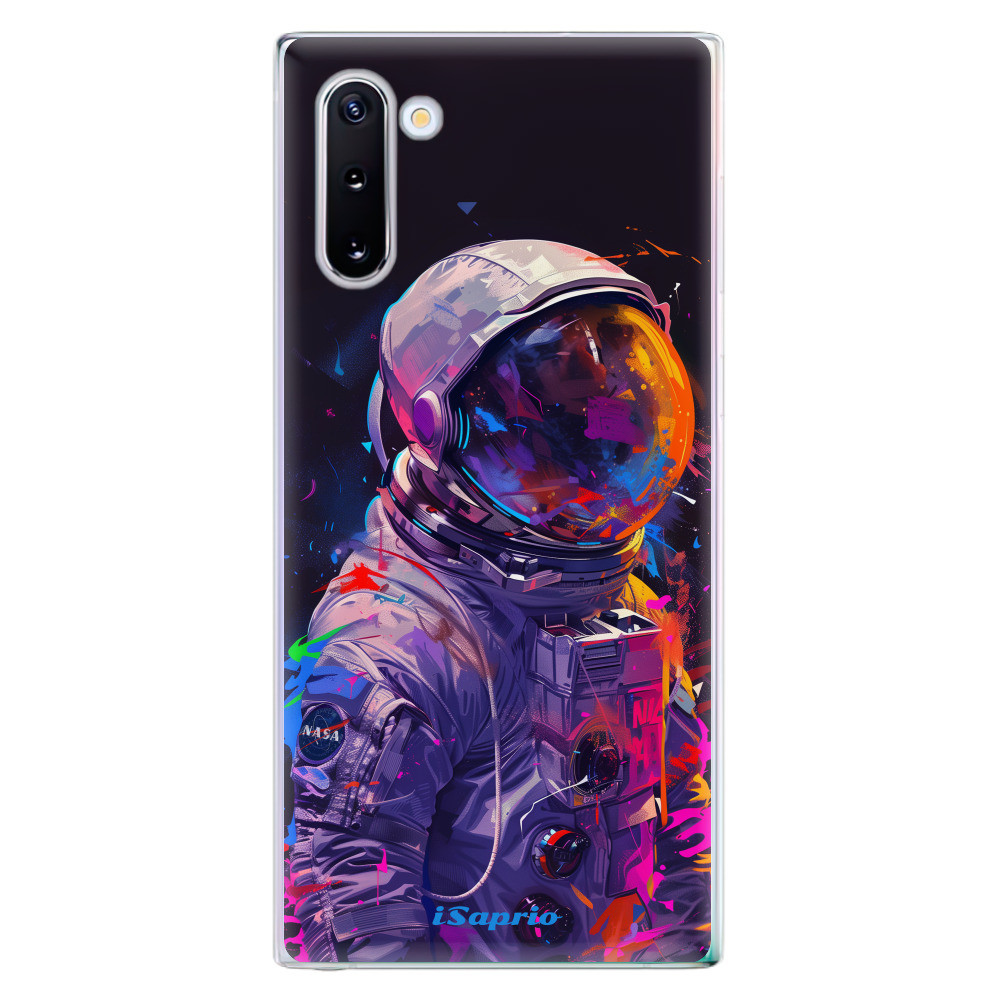 Odolné silikónové puzdro iSaprio - Neon Astronaut - Samsung Galaxy Note 10
