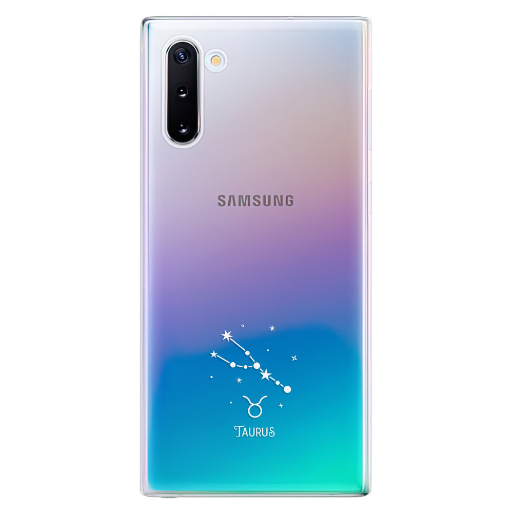 Odolné silikónové puzdro iSaprio - čiré - Býk - Samsung Galaxy Note 10
