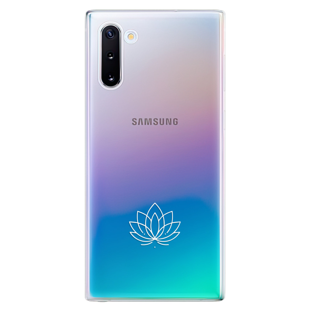 Odolné silikónové puzdro iSaprio - čiré - Lotos - Samsung Galaxy Note 10