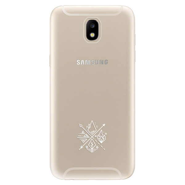 Odolné silikónové puzdro iSaprio - čiré - Elements - Samsung Galaxy J5 2017