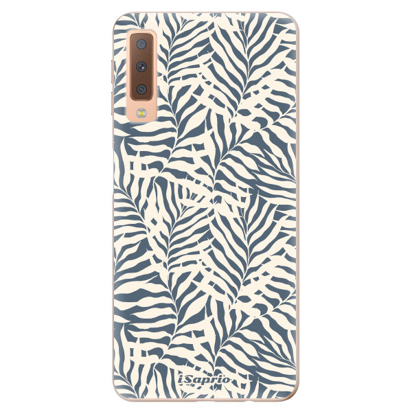 Odolné silikónové puzdro iSaprio - Blue Palms - Samsung Galaxy A7 (2018)