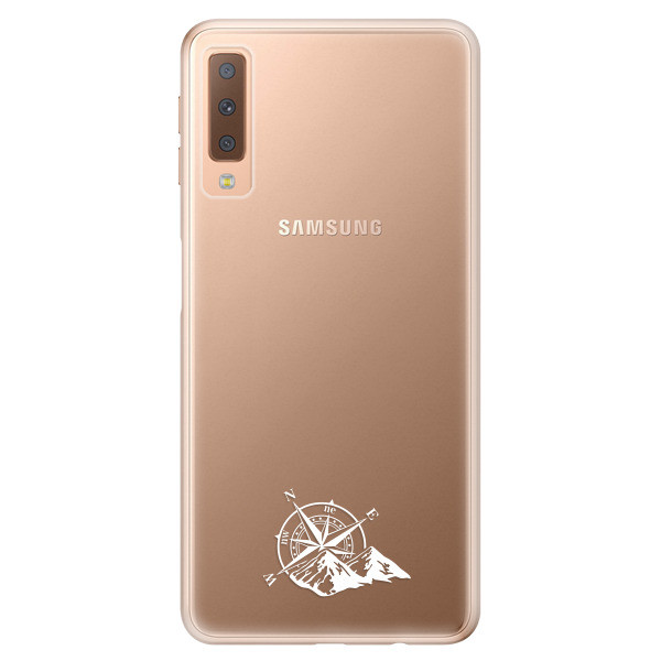 Odolné silikónové puzdro iSaprio - čiré - Explore - Samsung Galaxy A7 (2018)