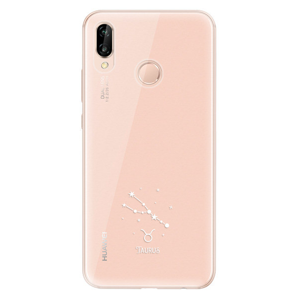 Odolné silikónové puzdro iSaprio - čiré - Býk - Huawei P20 Lite