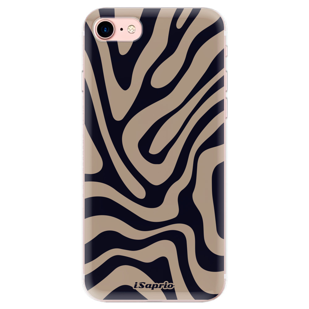 Odolné silikónové puzdro iSaprio - Zebra Black - iPhone 7