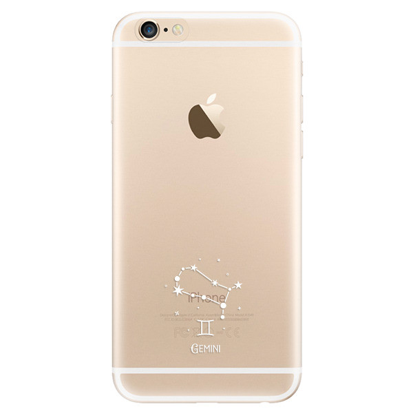 Odolné silikónové puzdro iSaprio - čiré - Blíženci - iPhone 6/6S