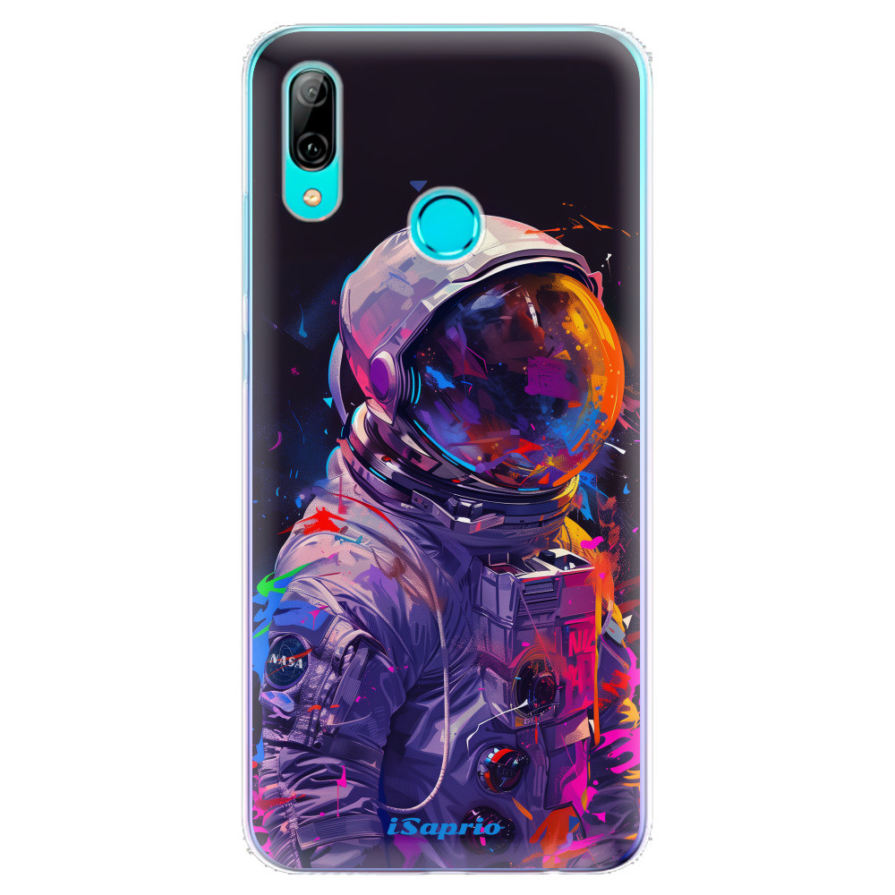 Odolné silikónové puzdro iSaprio - Neon Astronaut - Huawei P Smart 2019