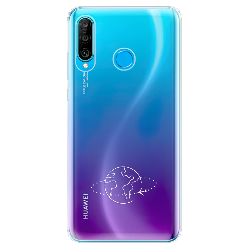 Odolné silikónové puzdro iSaprio - čiré - Travel - Huawei P30 Lite