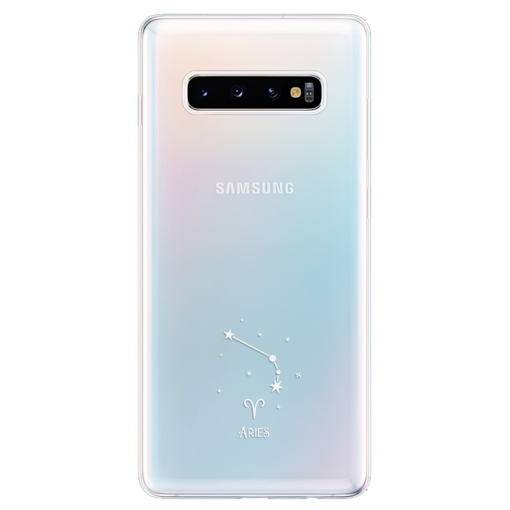 Odolné silikónové puzdro iSaprio - čiré - Beran - Samsung Galaxy S10+