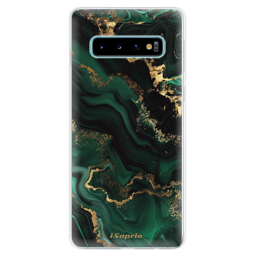 Odolné silikónové puzdro iSaprio - Emerald - Samsung Galaxy S10