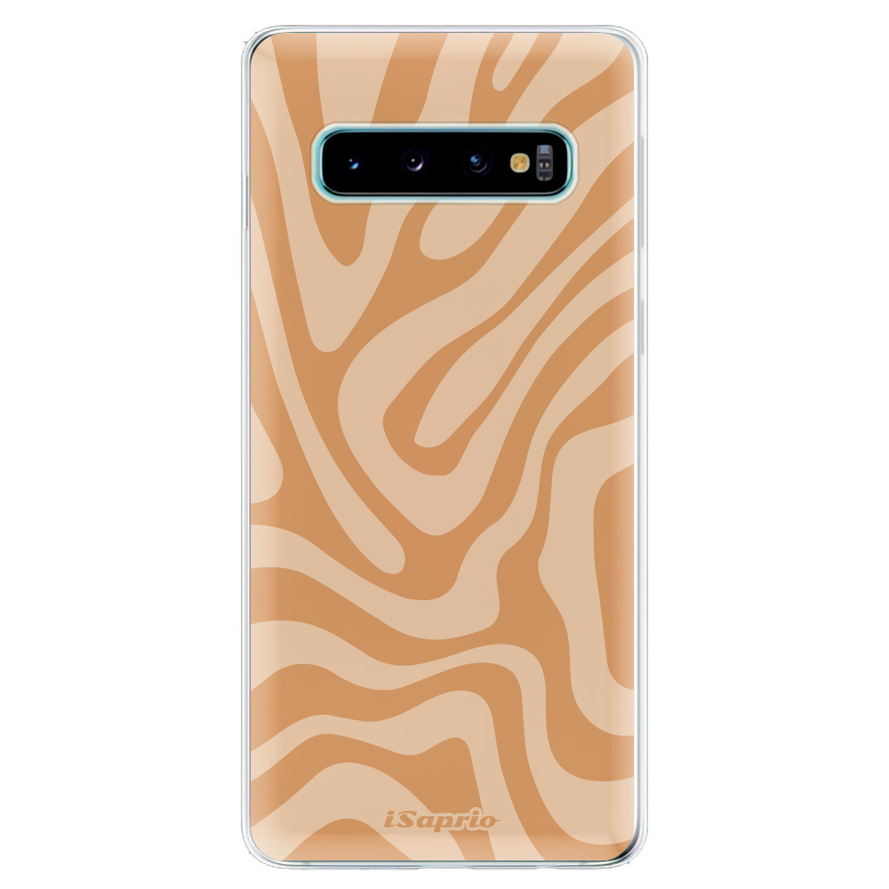 Odolné silikónové puzdro iSaprio - Zebra Orange - Samsung Galaxy S10