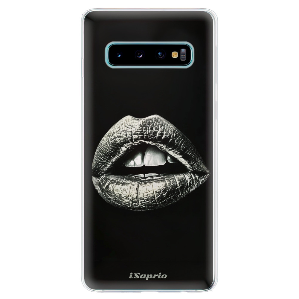 Odolné silikónové puzdro iSaprio - Lips - Samsung Galaxy S10