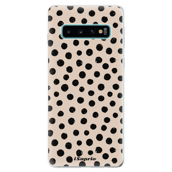 Odolné silikónové puzdro iSaprio - Dotted - Samsung Galaxy S10