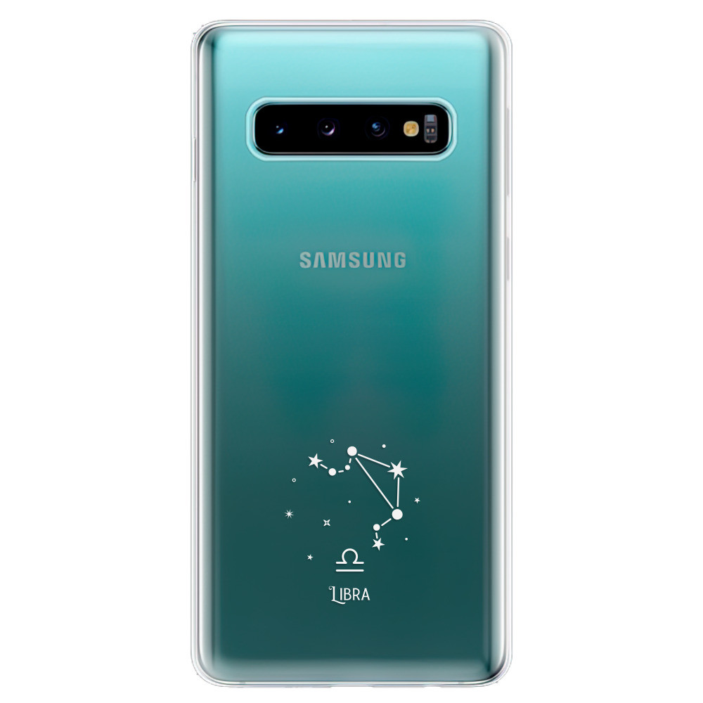 Odolné silikónové puzdro iSaprio - čiré - Váhy - Samsung Galaxy S10