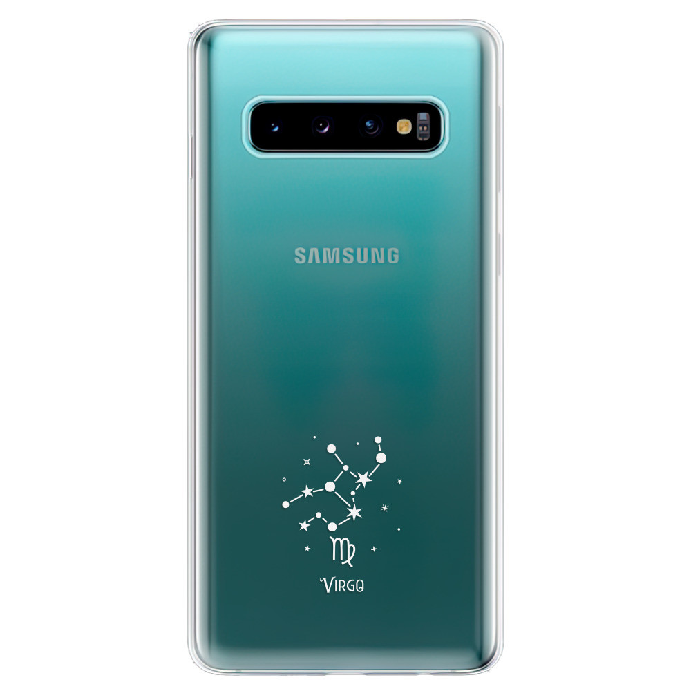 Odolné silikónové puzdro iSaprio - čiré - Panna - Samsung Galaxy S10