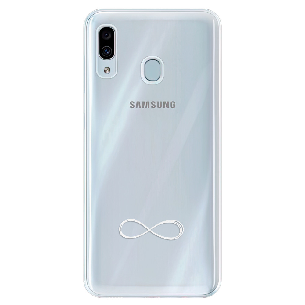 Silikónové puzdro iSaprio - čiré - Infinity - Samsung Galaxy A30