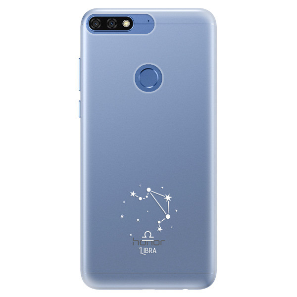 Silikónové puzdro iSaprio - čiré - Váhy - Huawei Honor 7C