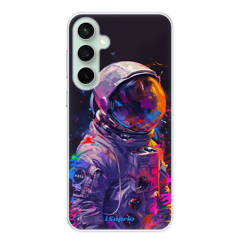 Odolné silikónové puzdro iSaprio - Neon Astronaut - Samsung Galaxy S23 FE