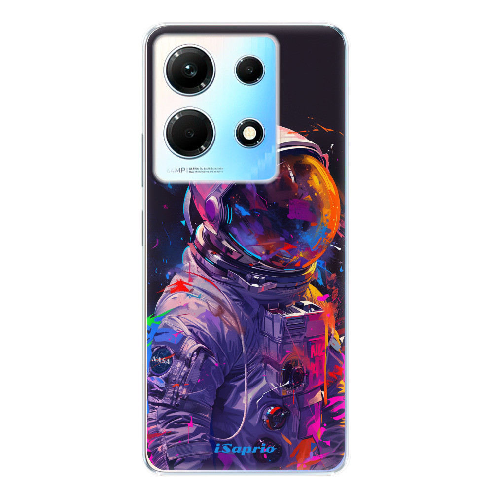 Odolné silikónové puzdro iSaprio - Neon Astronaut - Infinix Note 30