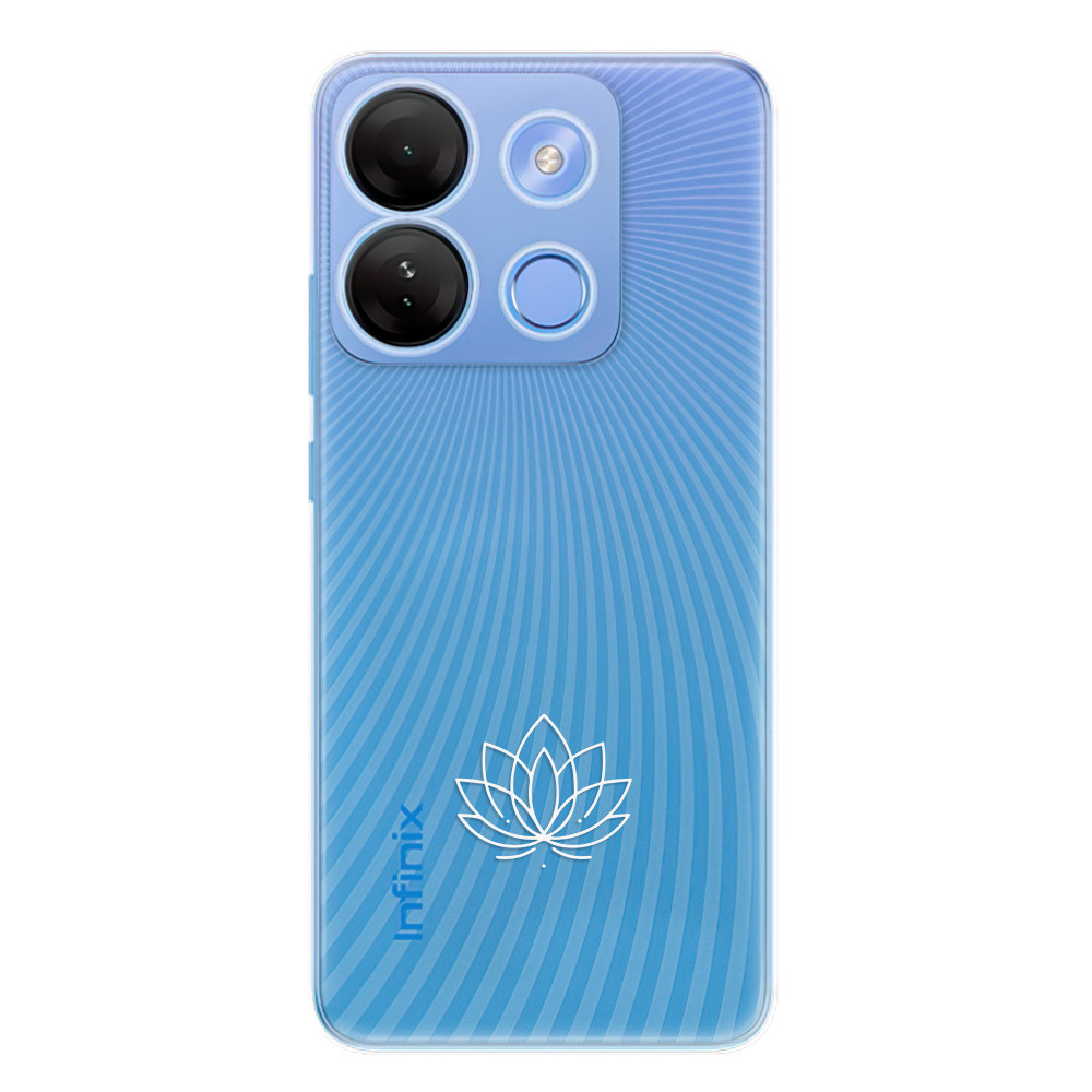 Odolné silikónové puzdro iSaprio - čiré - Lotos - Infinix Smart 7