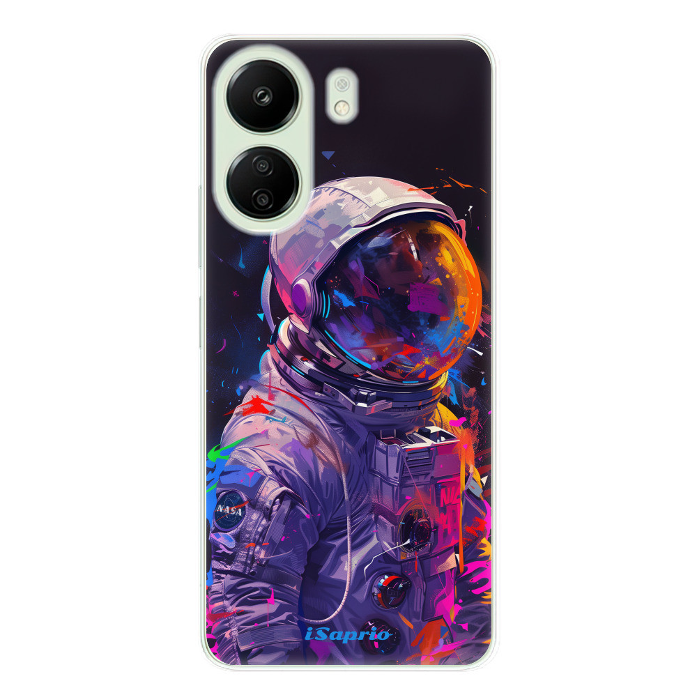 Odolné silikónové puzdro iSaprio - Neon Astronaut - Xiaomi Redmi 13C