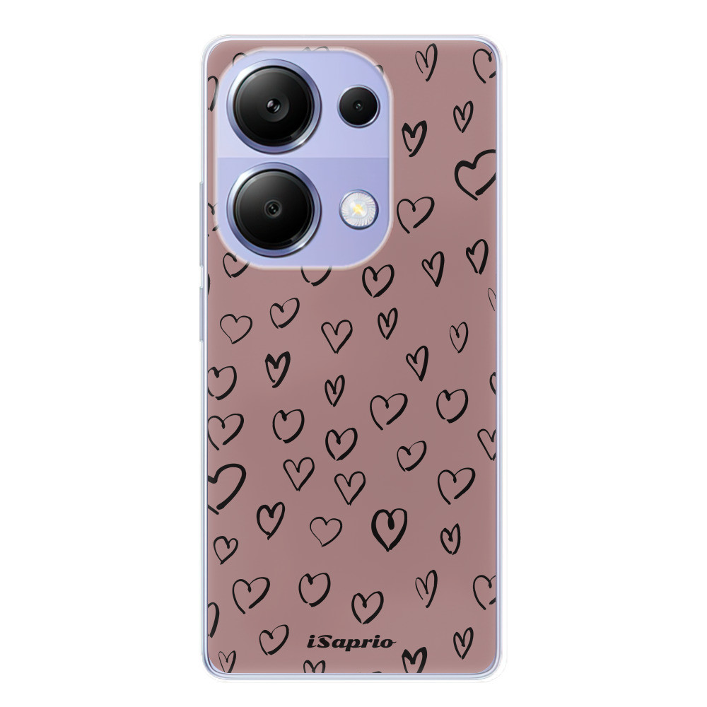 Odolné silikónové puzdro iSaprio - Heart Dark - Xiaomi Redmi Note 13 Pro