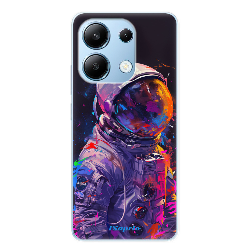 Odolné silikónové puzdro iSaprio - Neon Astronaut - Xiaomi Redmi Note 13