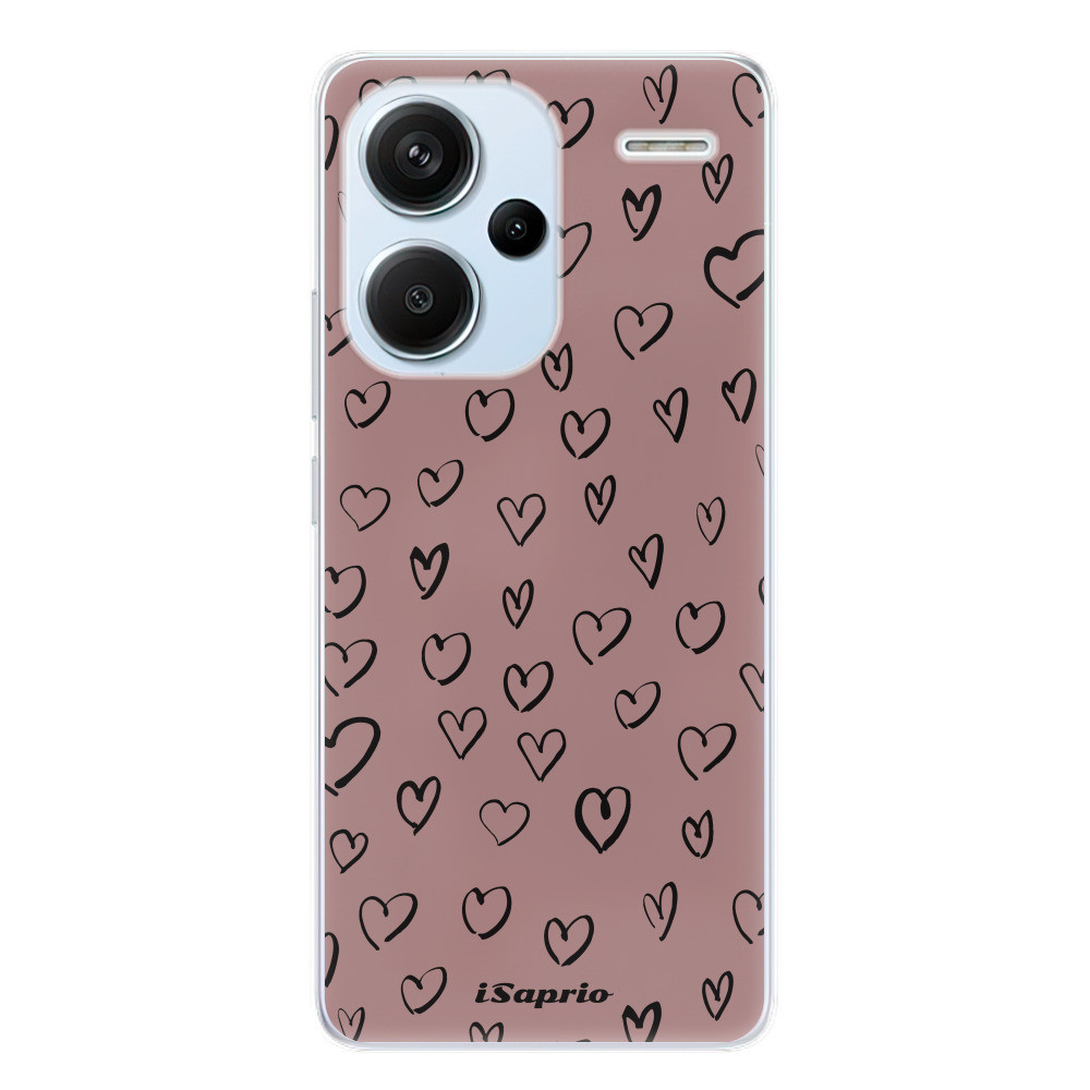 Odolné silikónové puzdro iSaprio - Heart Dark - Xiaomi Redmi Note 13 Pro+ 5G