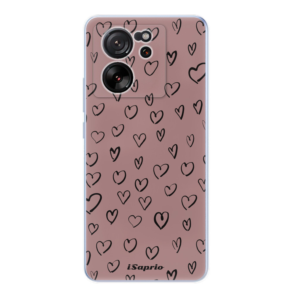 Odolné silikónové puzdro iSaprio - Heart Dark - Xiaomi 13T / 13T Pro