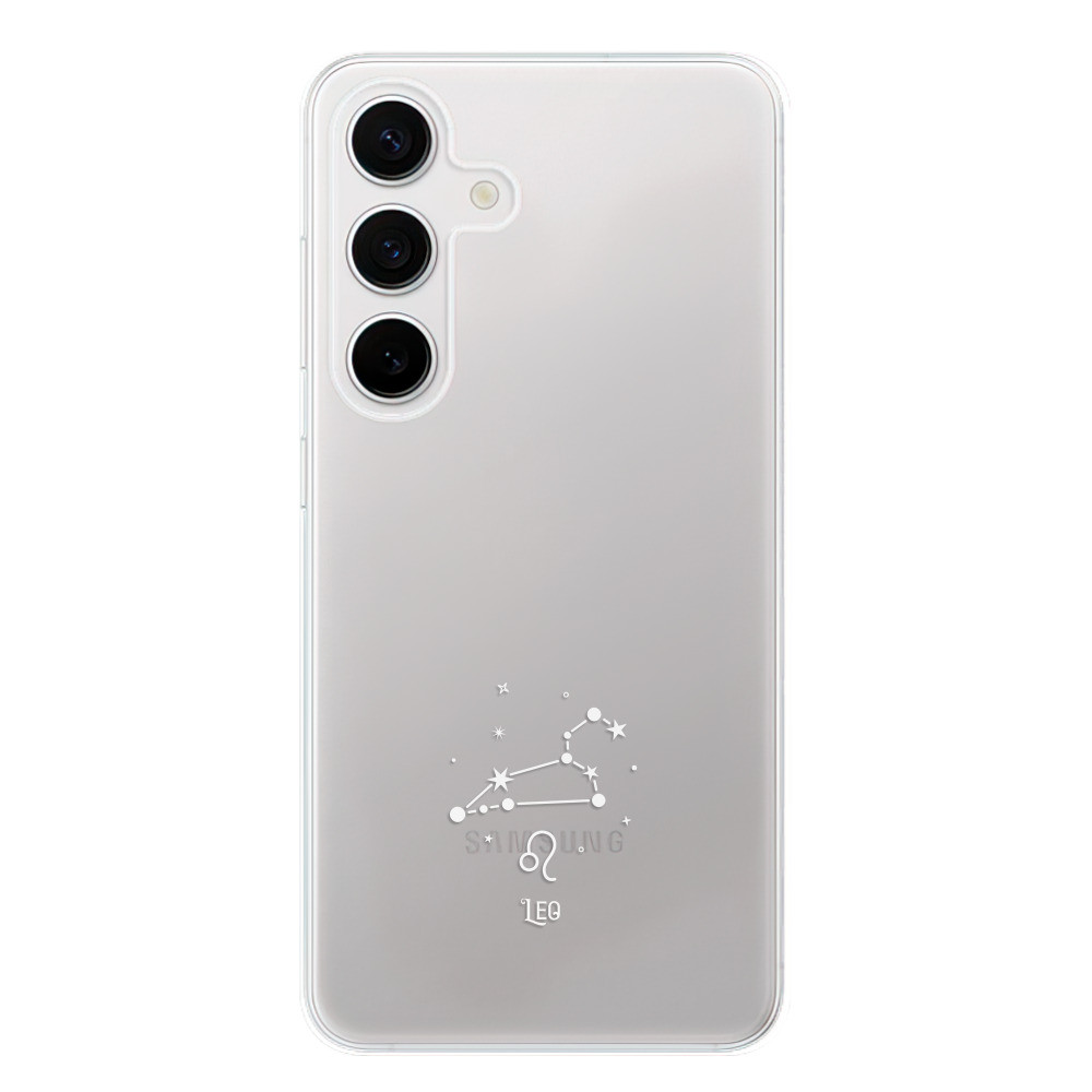 Odolné silikónové puzdro iSaprio - čiré - Lev - Samsung Galaxy S24