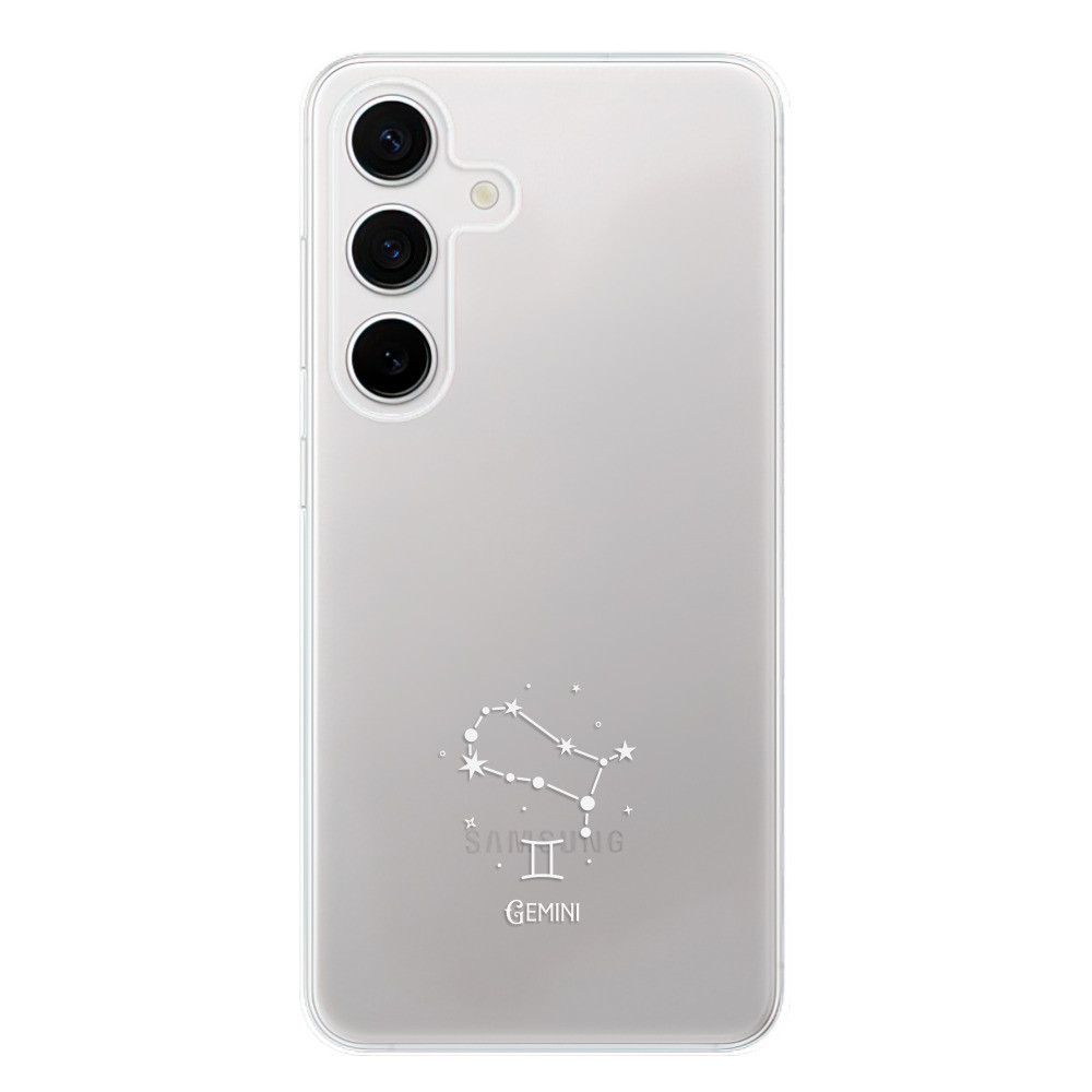 Odolné silikónové puzdro iSaprio - čiré - Blíženci - Samsung Galaxy S24