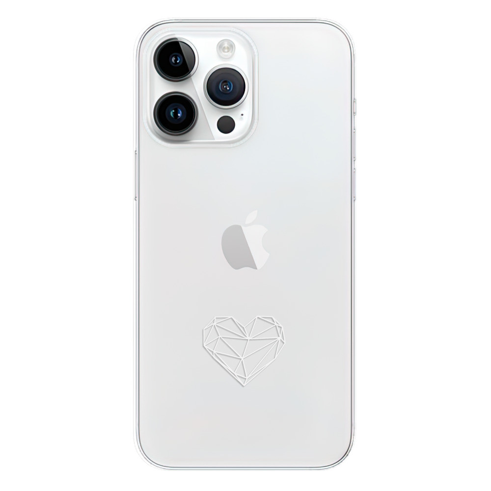 Odolné silikónové puzdro iSaprio - čiré - Digital Love - iPhone 15 Pro Max