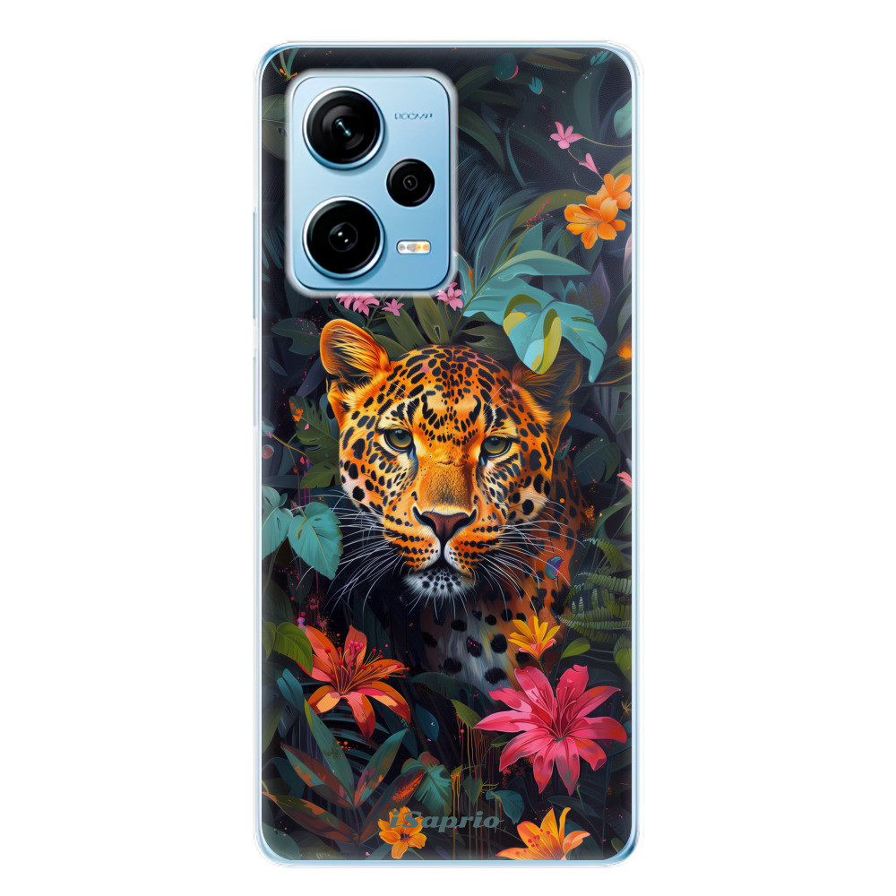 Odolné silikónové puzdro iSaprio - Flower Jaguar - Xiaomi Redmi Note 12 Pro 5G / Poco X5 Pro 5G