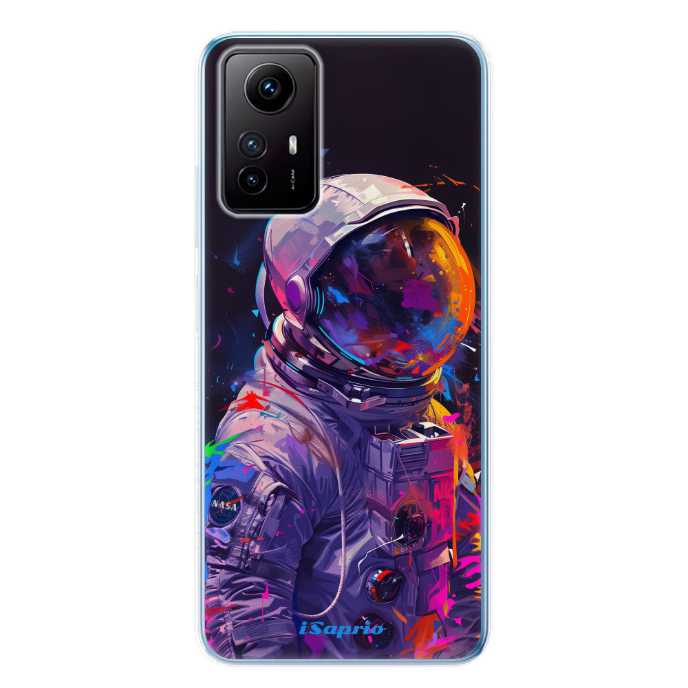 Odolné silikónové puzdro iSaprio - Neon Astronaut - Xiaomi Redmi Note 12S