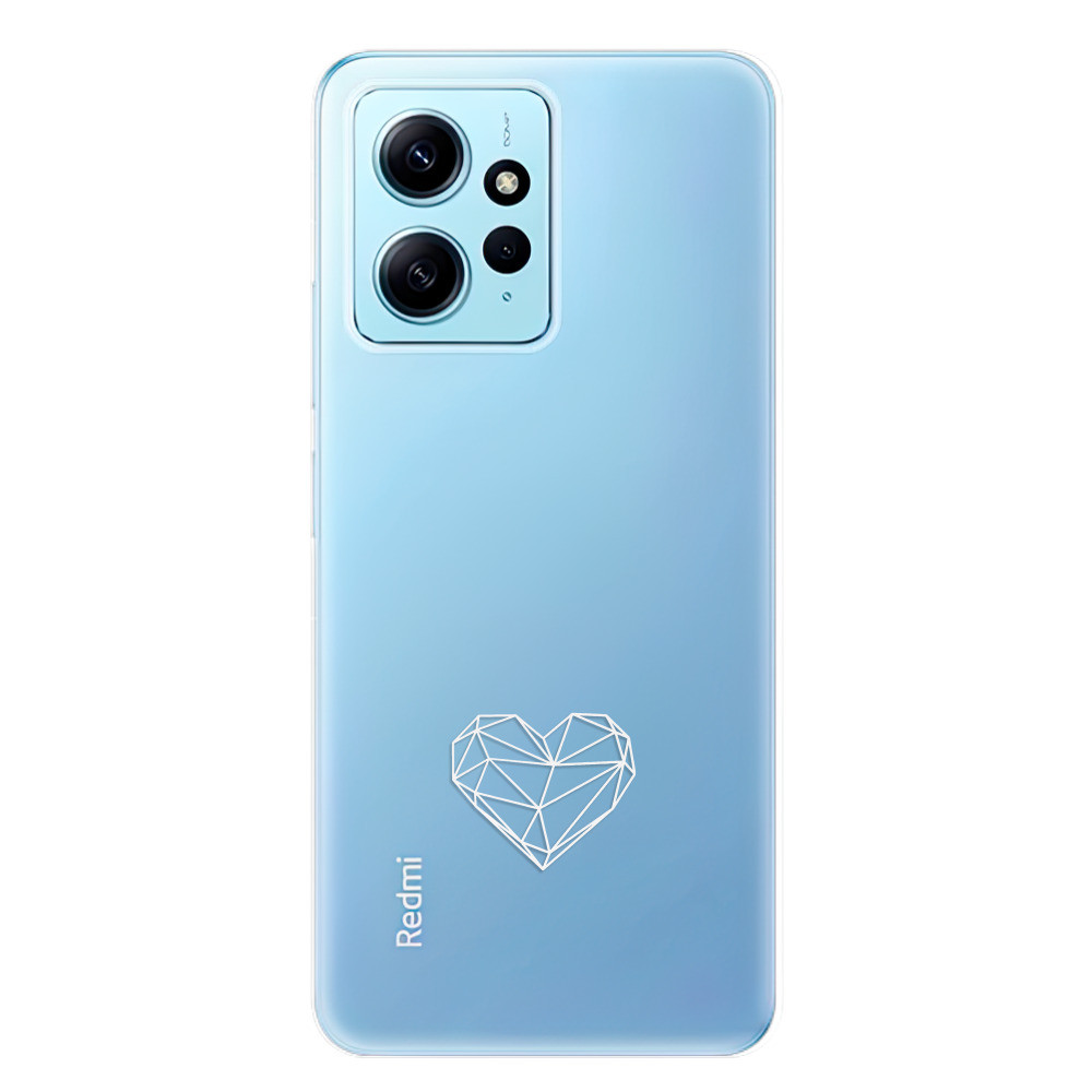 Odolné silikónové puzdro iSaprio - čiré - Digital Love - Xiaomi Redmi Note 12 5G