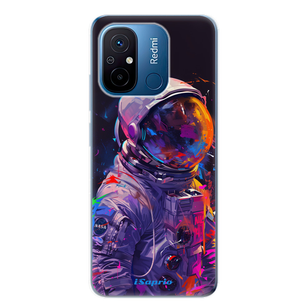 Odolné silikónové puzdro iSaprio - Neon Astronaut - Xiaomi Redmi 12C