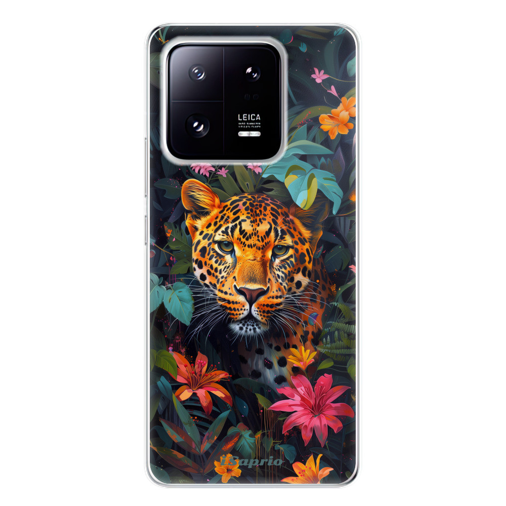 Odolné silikónové puzdro iSaprio - Flower Jaguar - Xiaomi 13 Pro