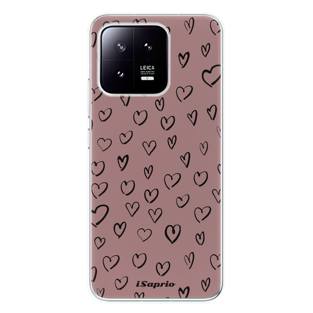 Odolné silikónové puzdro iSaprio - Heart Dark - Xiaomi 13