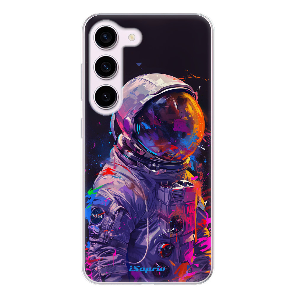 Odolné silikónové puzdro iSaprio - Neon Astronaut - Samsung Galaxy S23 5G