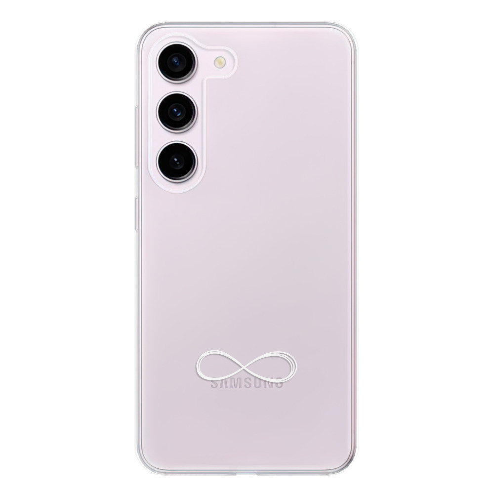 Odolné silikónové puzdro iSaprio - čiré - Infinity - Samsung Galaxy S23 5G