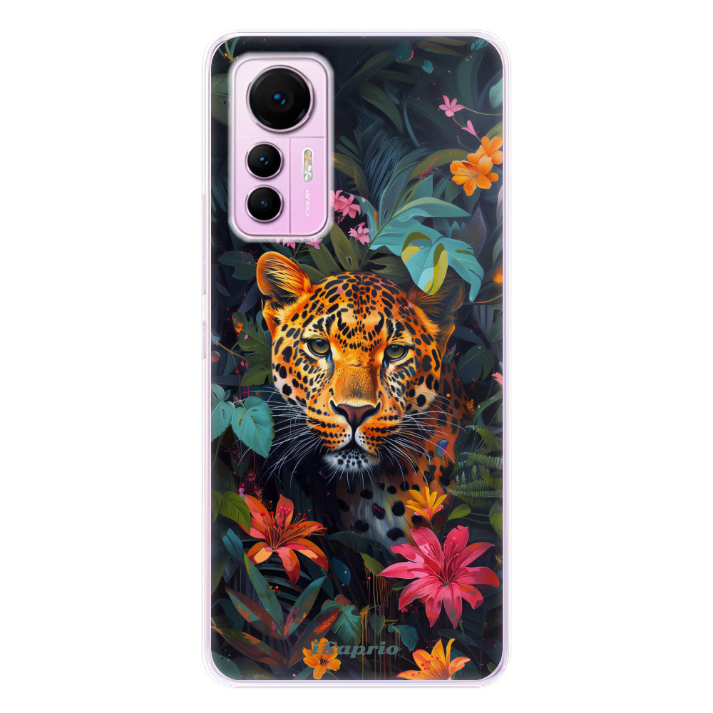 Odolné silikónové puzdro iSaprio - Flower Jaguar - Xiaomi 12 Lite