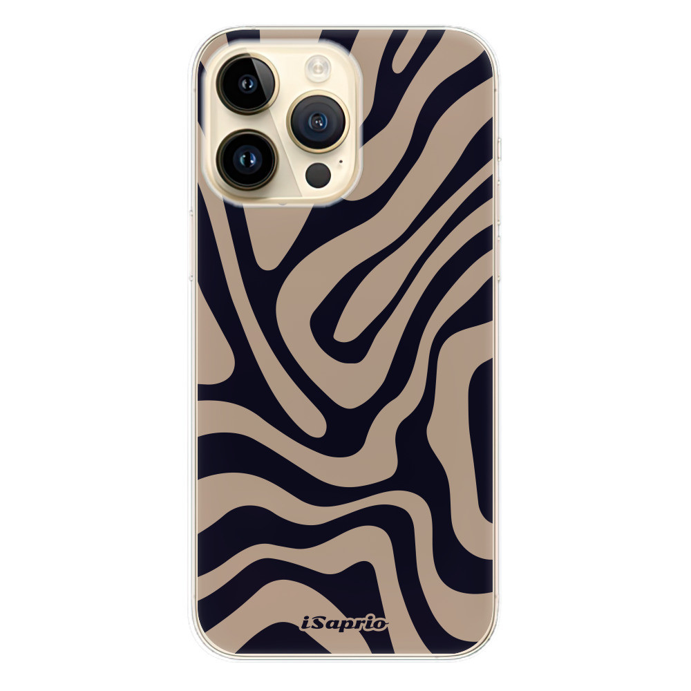 Odolné silikónové puzdro iSaprio - Zebra Black - iPhone 14 Pro Max