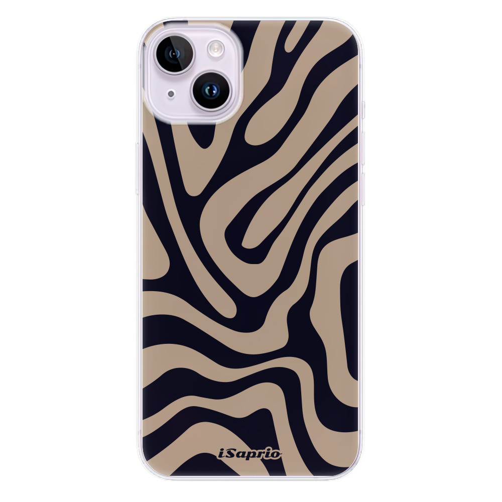 Odolné silikónové puzdro iSaprio - Zebra Black - iPhone 14 Plus