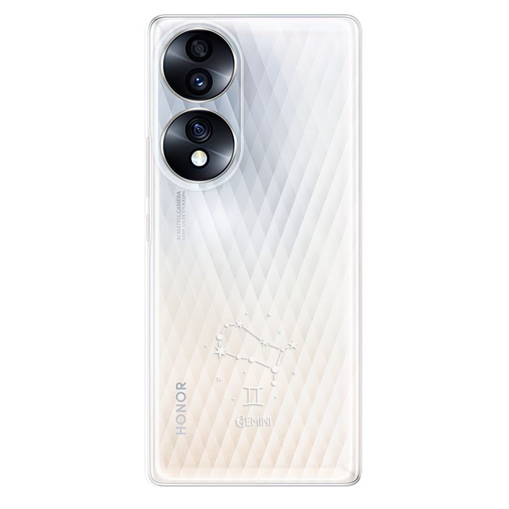 Odolné silikónové puzdro iSaprio - čiré - Blíženci - Honor 70