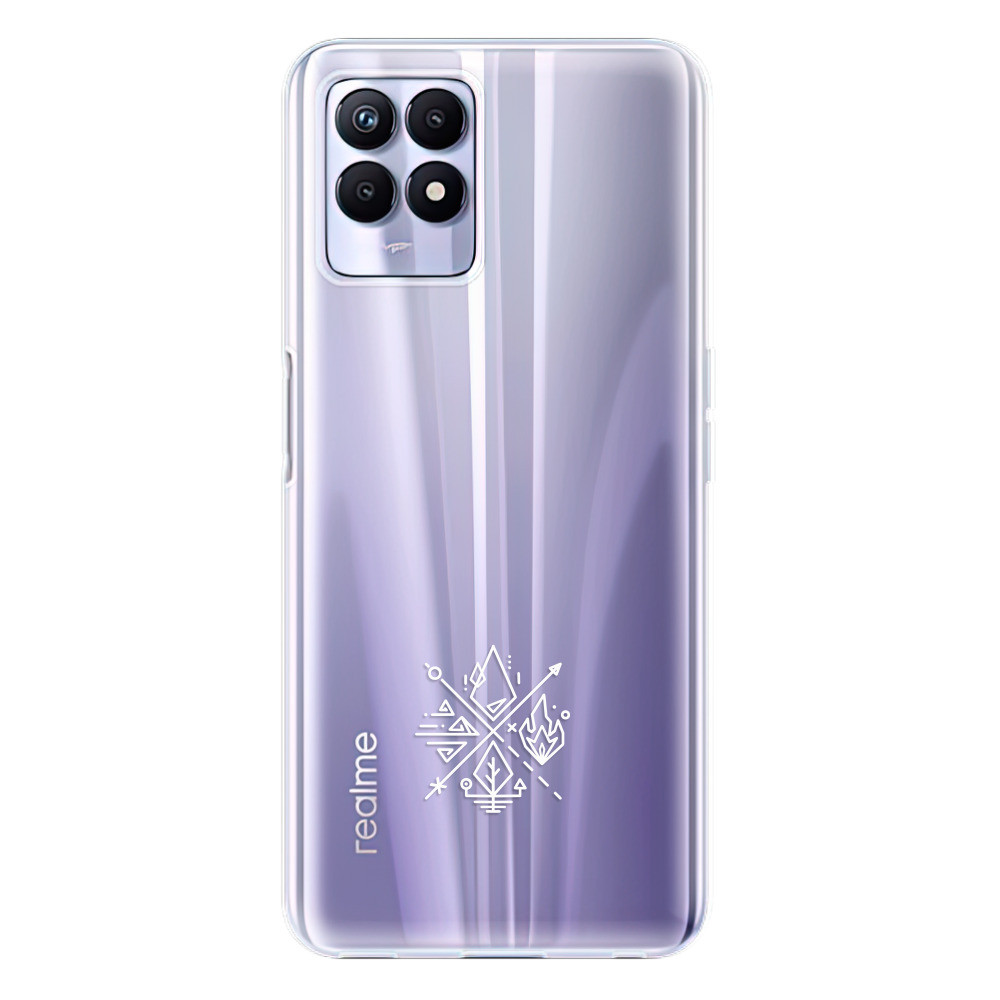 Odolné silikónové puzdro iSaprio - čiré - Elements - Realme 8i