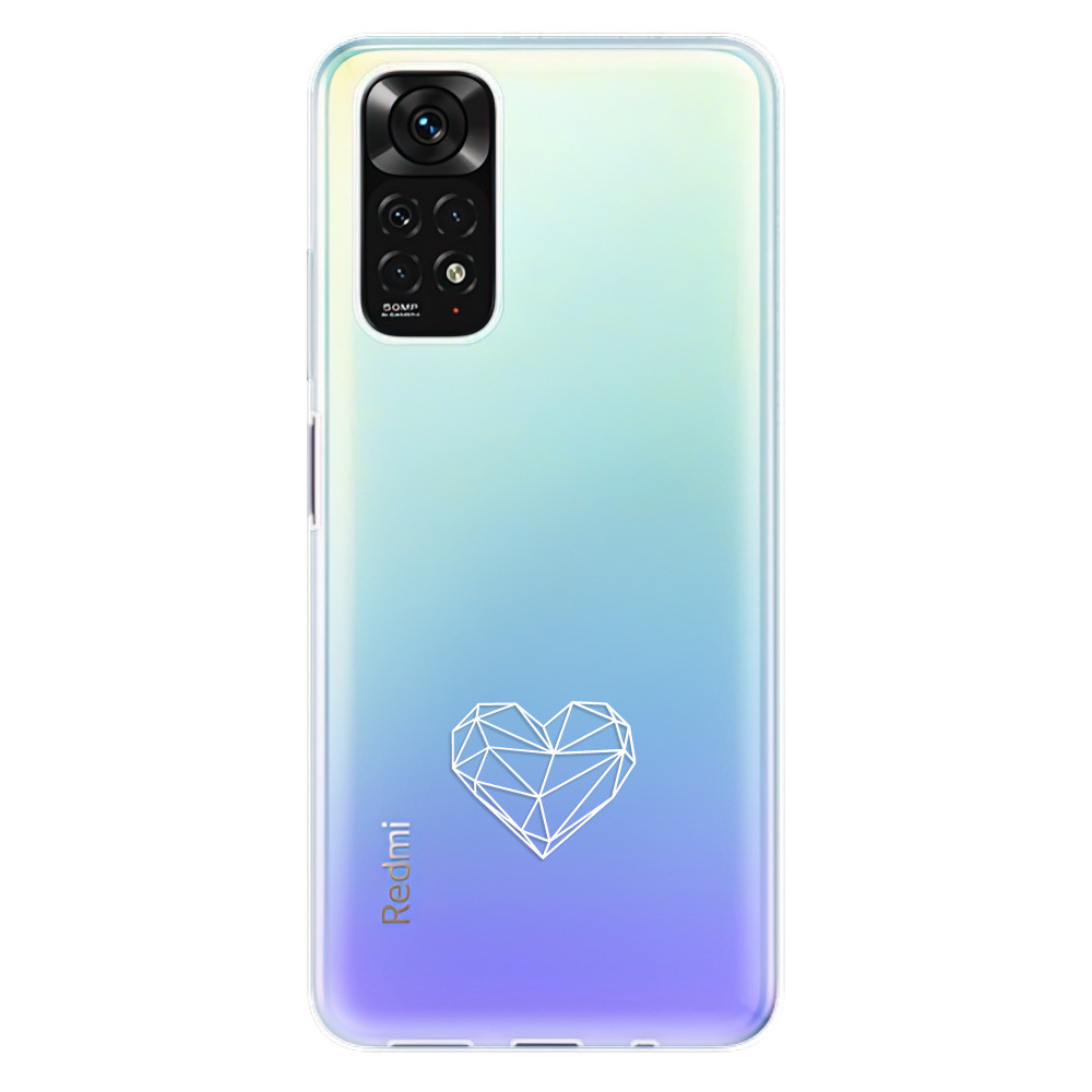 Odolné silikónové puzdro iSaprio - čiré - Digital Love - Xiaomi Redmi Note 11 / Note 11S